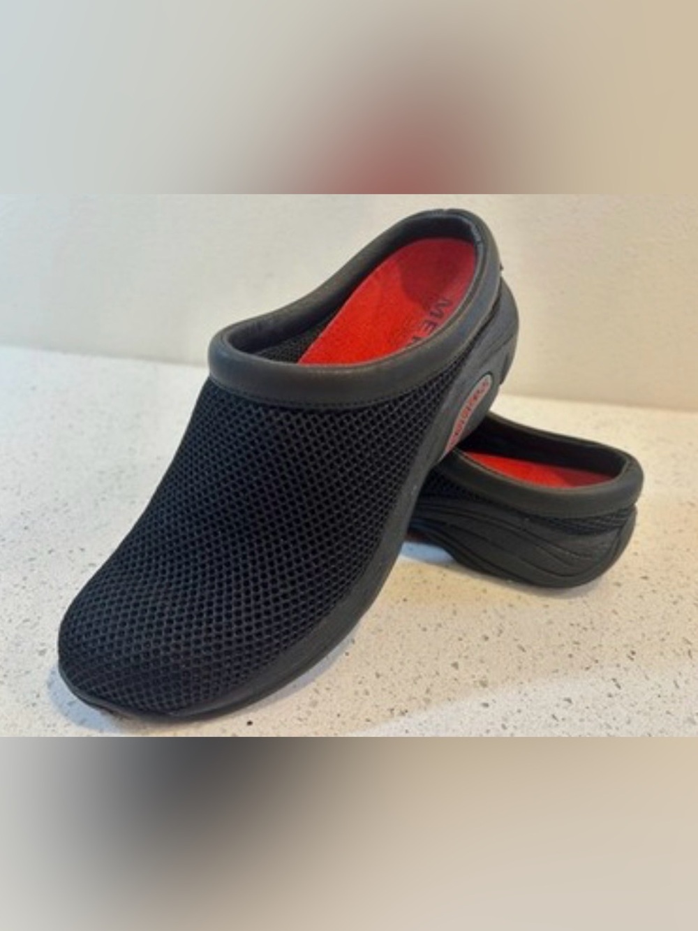 LIKE NEW MERRELL MOC Encore Breeze Mesh Slide Clog Slip-On Shoes - Women's 7
